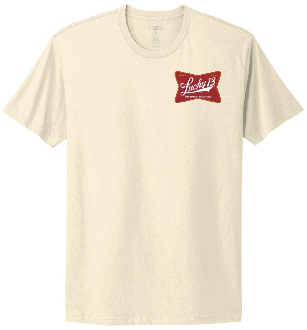 Lucky 13 CUSTOM LIFE Mens Comfort Tee Natural – Lucky13apparel