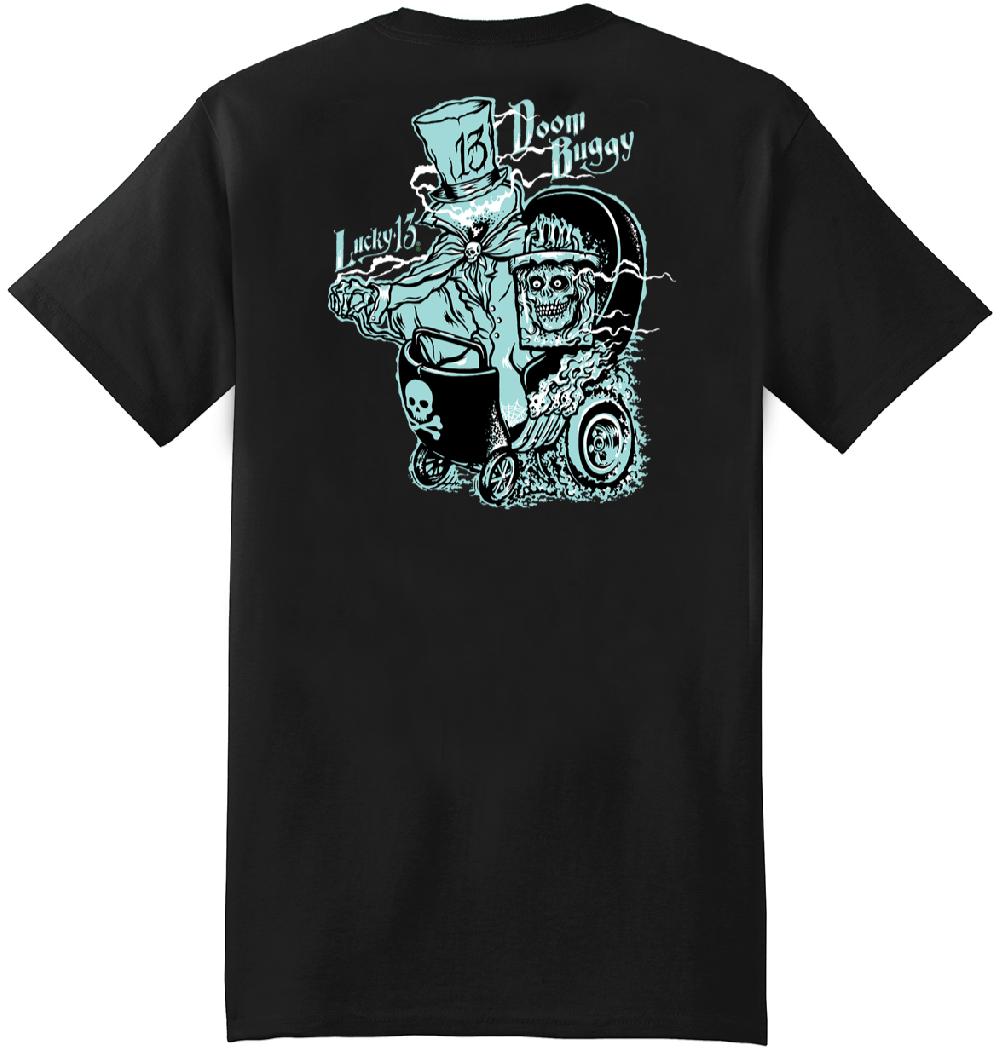 lucky 13 DOOM BUGGY Men’s Short Sleeve Tee Shirt By Lucky 13 Black – Lucky13apparel