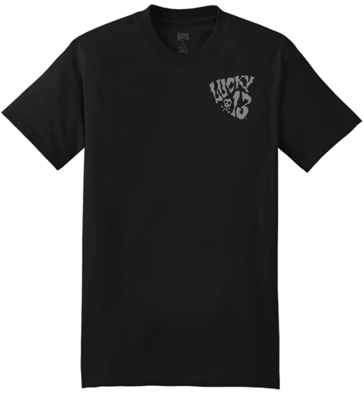 Lucky 13 GRAVE GIRL Classic Fit Short Sleeve T-Shirt Black – Lucky13apparel