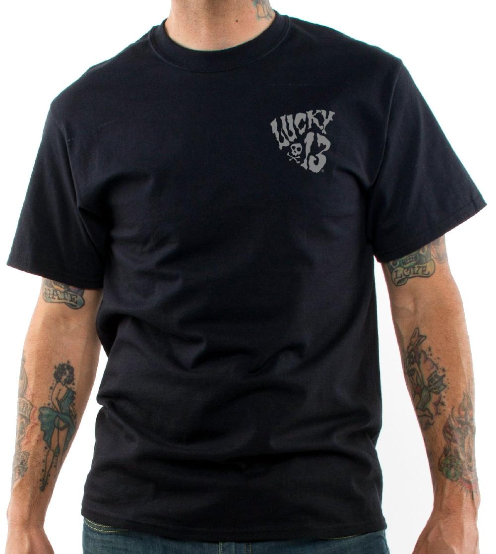 Lucky 13 GRAVE GIRL Classic Fit Short Sleeve T-Shirt Black – Lucky13apparel