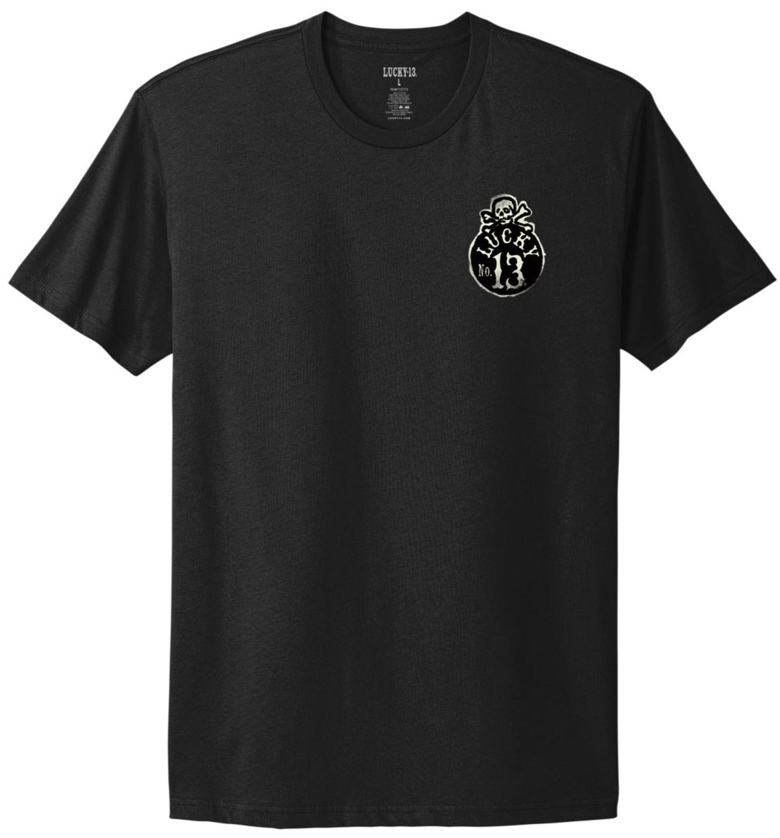 Lucky 13 JACK Mens Comfort Tee Black – Lucky13apparel