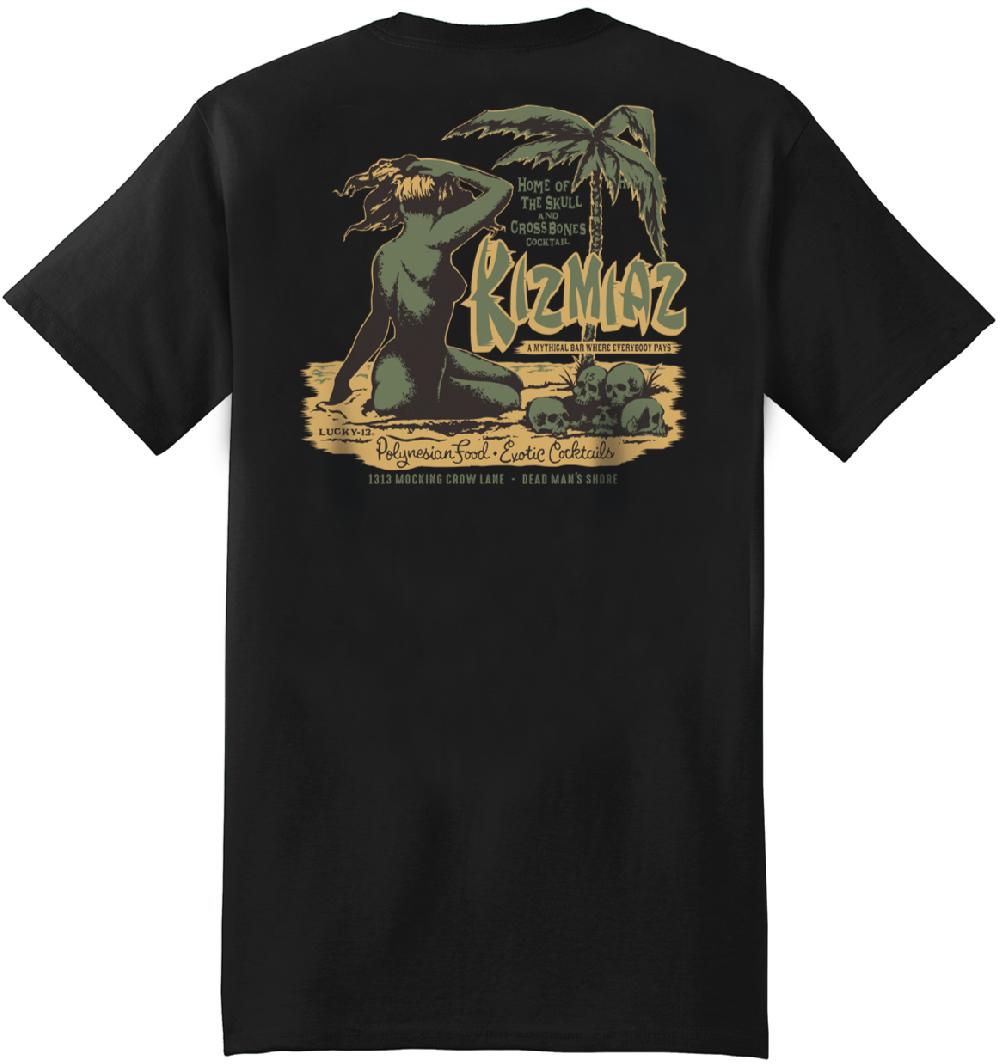 lucky 13 KIZMIAZ Men’s Short Sleeve Tee Shirt By Lucky 13 Black – Lucky13apparel