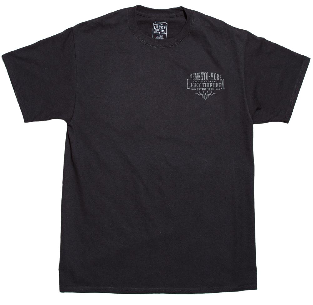 Lucky 13 LAST RIDE Mens Short Sleeve Tee Shirt By Lucky 13 Black – Lucky13apparel