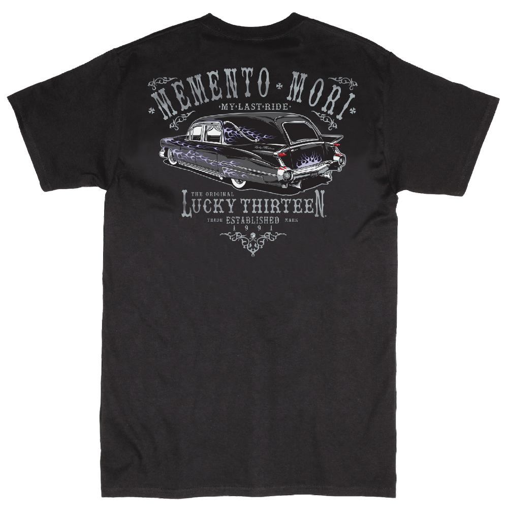 lucky 13 LAST RIDE Mens Short Sleeve Tee Shirt By Lucky 13 Black – Lucky13apparel