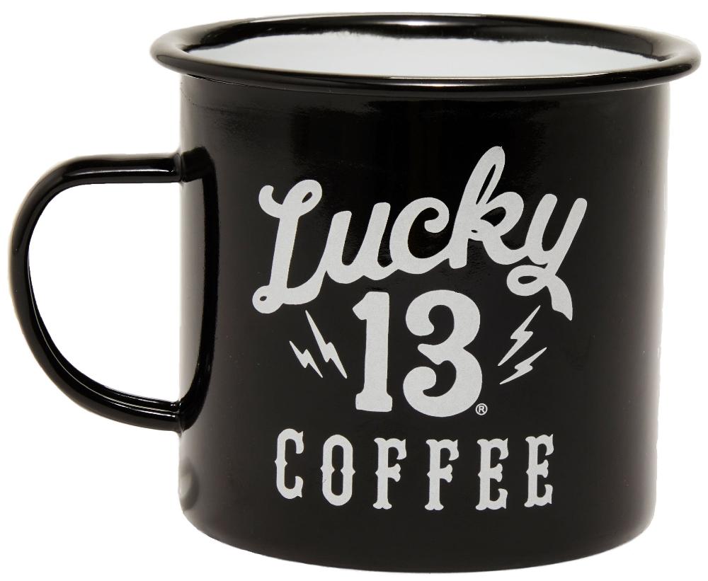 Lucky 13 LUCKY 13 COFFEE MUG - SHOCKER LOGO 24 Oz Black – Lucky13apparel