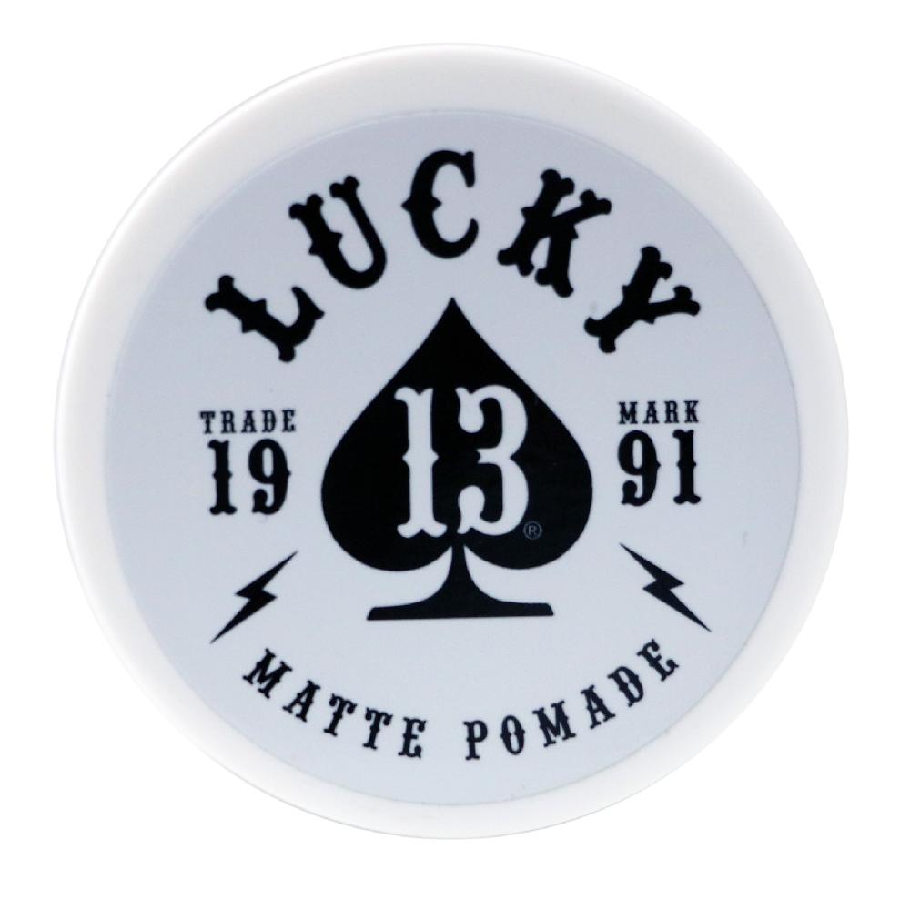 Lucky 13 Lucky-13 MATTE Pomade (STRONG HOLD/MATTE FINISH) - Individual Unit Tobacco Vanilla – Lucky13apparel