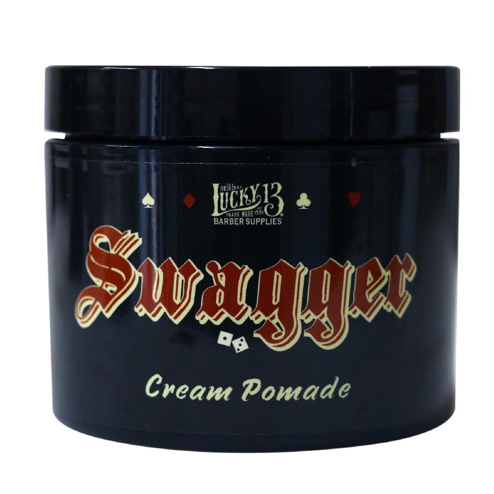 Lucky 13 Lucky-13 SWAGGER CREAM Pomade (LIGHT HOLD/MEDIUM SHINE) - Individual Unit Citrus – Lucky13apparel