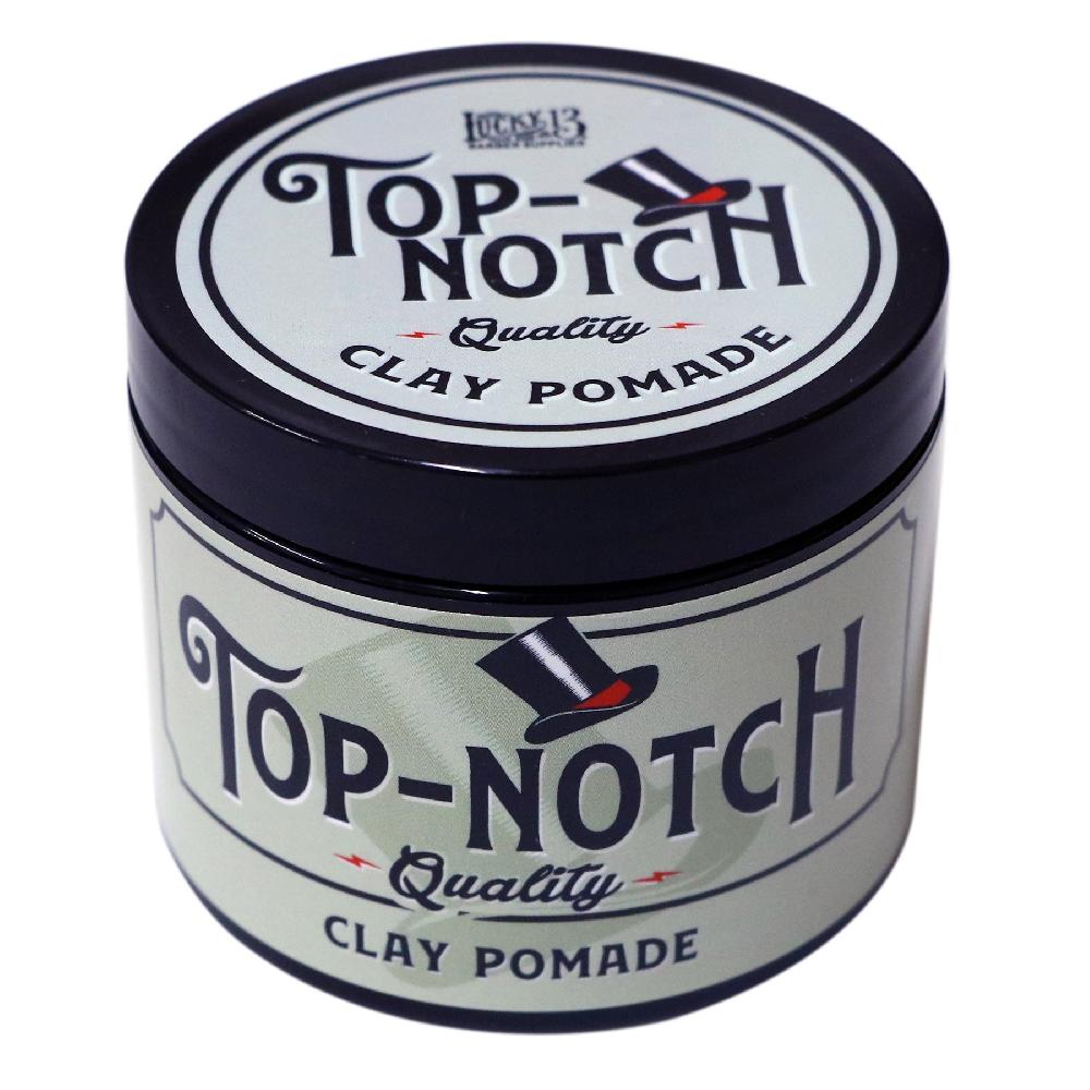 Lucky 13 Lucky-13 TOP NOTCH Pomade (HIGH HOLD/MATTE FINISH) - Individual Unit Iced Noir – Lucky13apparel