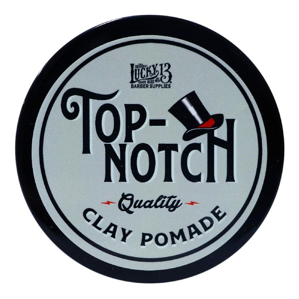 Lucky 13 Lucky-13 TOP NOTCH Pomade (HIGH HOLD/MATTE FINISH) - Individual Unit Iced Noir – Lucky13apparel