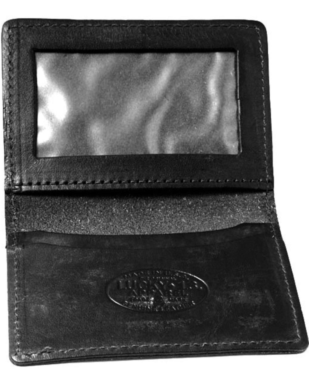 Lucky 13 Lucky 13 Winged Piston Card Holder Black – Lucky13apparel
