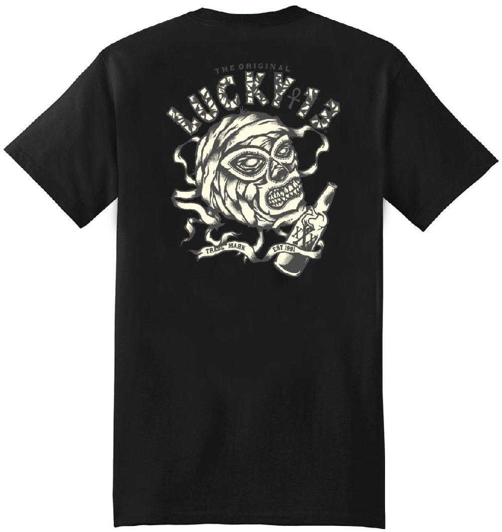 lucky 13 MUMMY WRAP classic fit short sleeve t-shirt Black – Lucky13apparel