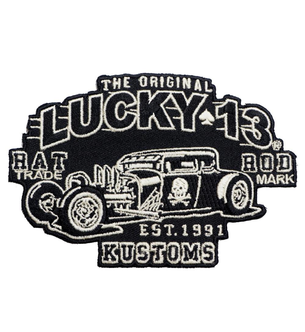 lucky 13 Rat Rod Embroidered Patch Individual Piece No Color – Lucky13apparel