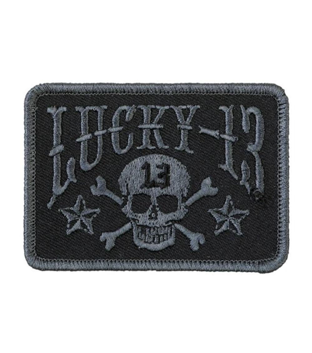 lucky 13 SKULL STARS patch Individual piece black/black – Lucky13apparel lucky 13 SKULL STARS patch Individual piece black/black – Lucky13apparel
