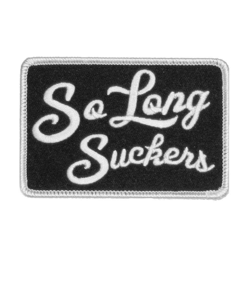 lucky 13 So Long Suckers Patch Blk/ Wht – Lucky13apparel lucky 13 So Long Suckers Patch Blk/ Wht – Lucky13apparel
