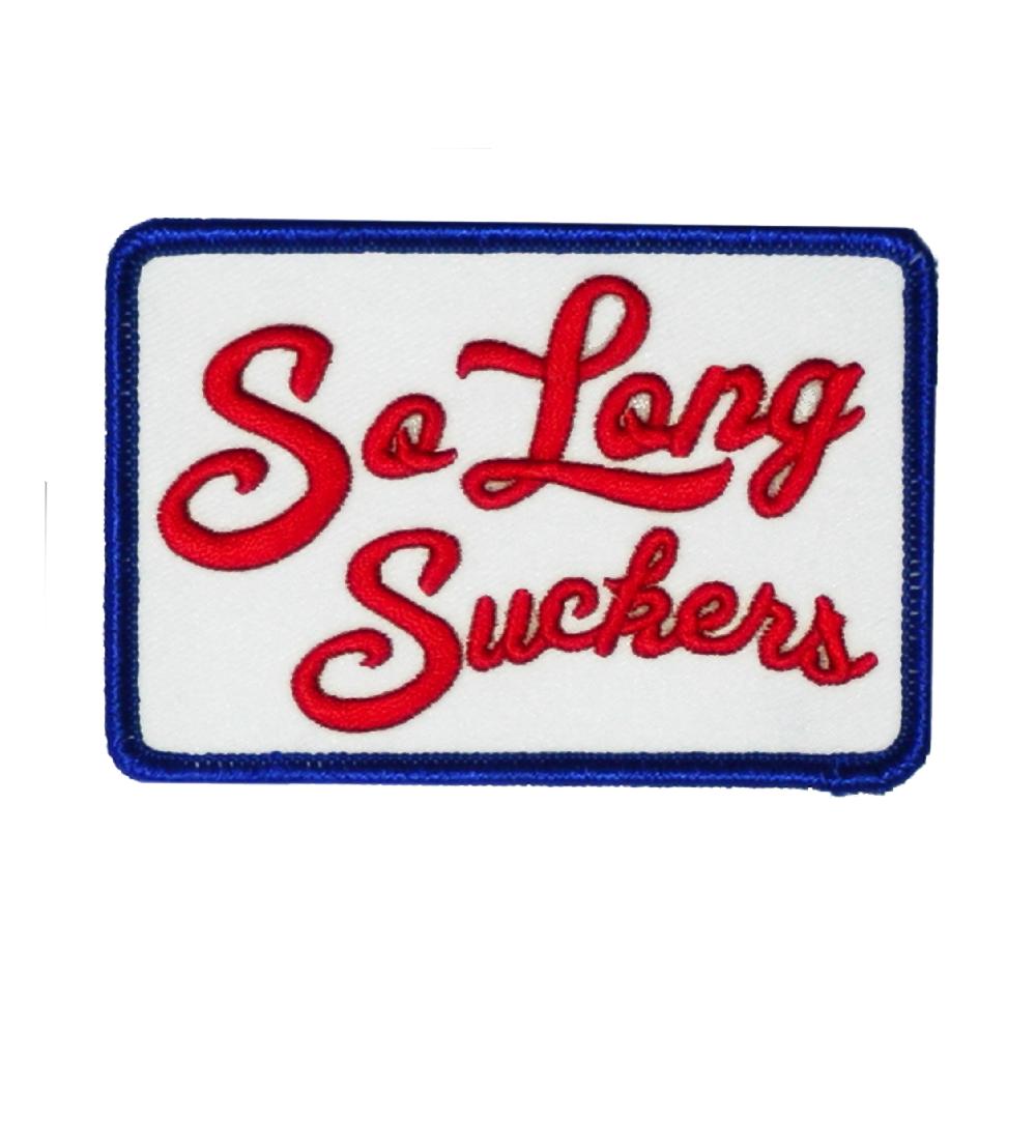 lucky 13 So Long Suckers Patch White/Red/Blue – Lucky13apparel lucky 13 So Long Suckers Patch White/Red/Blue – Lucky13apparel
