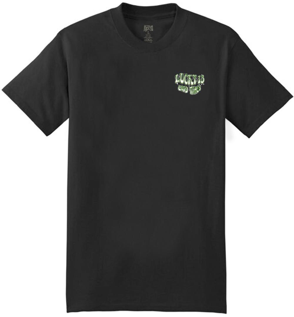 Lucky 13 The GRASSHOPPER Men’s Short Sleeve Tee Shirt By Lucky 13 Black – Lucky13apparel