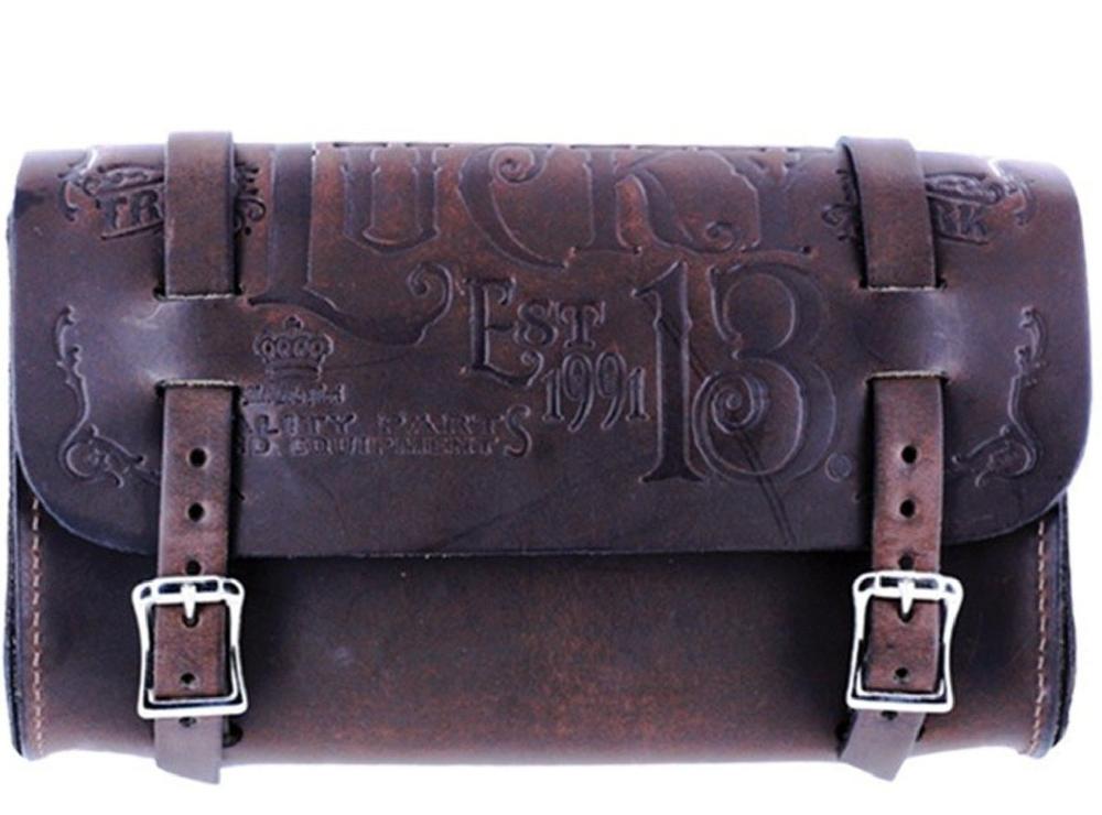 lucky 13 The L13 MFG CO Leather Tool Pouch by Lucky 13 Antiqued – Lucky13apparel