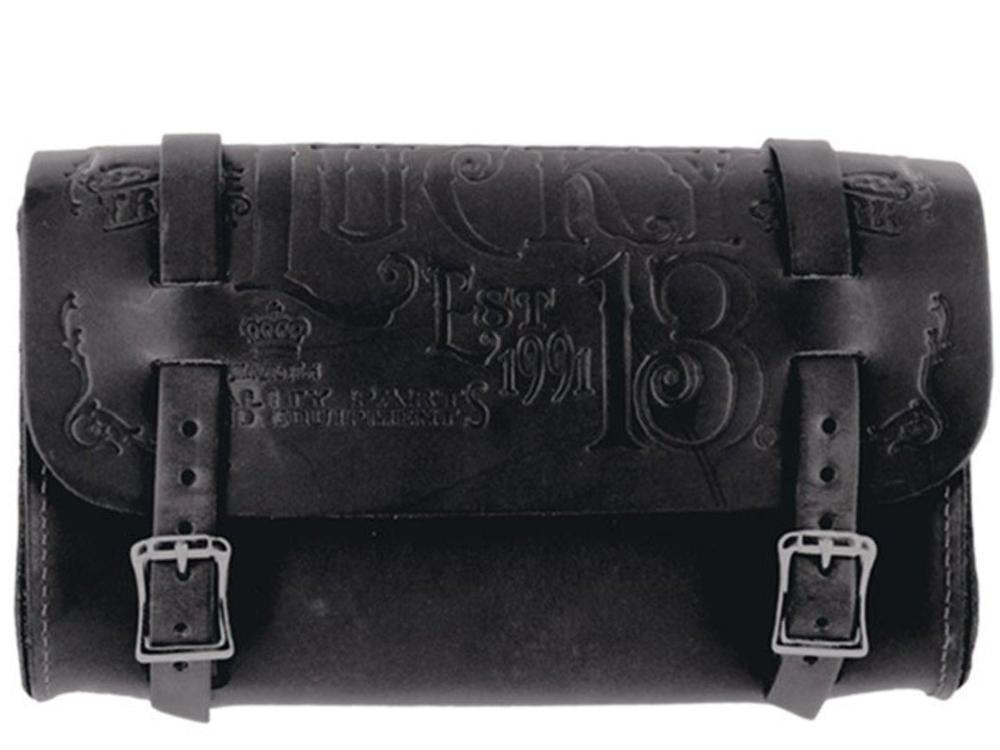 lucky 13 The L13 MFG CO Leather Tool Pouch by Lucky 13 Black – Lucky13apparel
