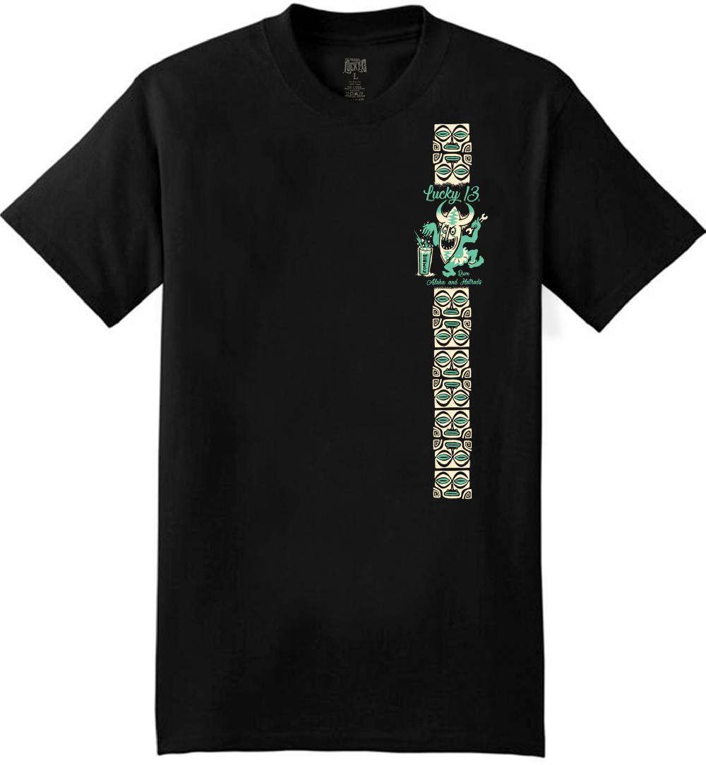 Lucky 13 The PARADISE LOST Men’s Short Sleeve Tee Shirt By Lucky 13 Black – Lucky13apparel