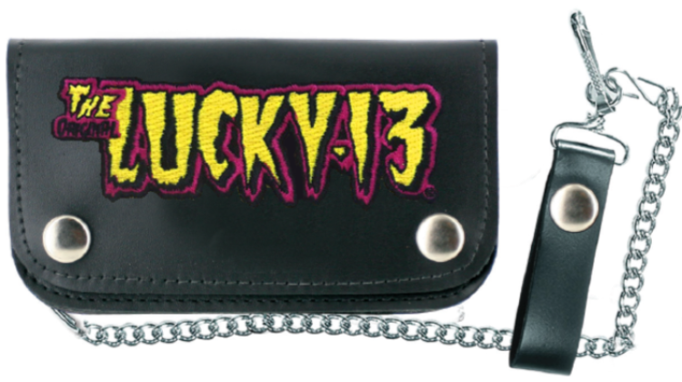 Lucky 13 The PSYCHEDELIC JUNGLE 6” Patch Wallet By Lucky 13 Black/Yellow – Lucky13apparel