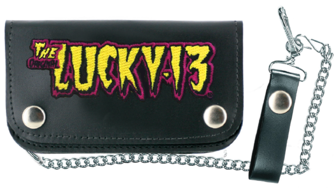 lucky 13 The PSYCHEDELIC JUNGLE 6” Patch Wallet by Lucky 13 Black/Yellow – Lucky13apparel