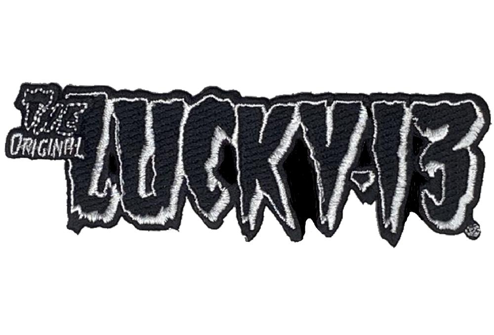 lucky 13 The PSYCHEDELIC JUNGLE patch by Lucky 13 - 4.5” WIDe White – Lucky13apparel