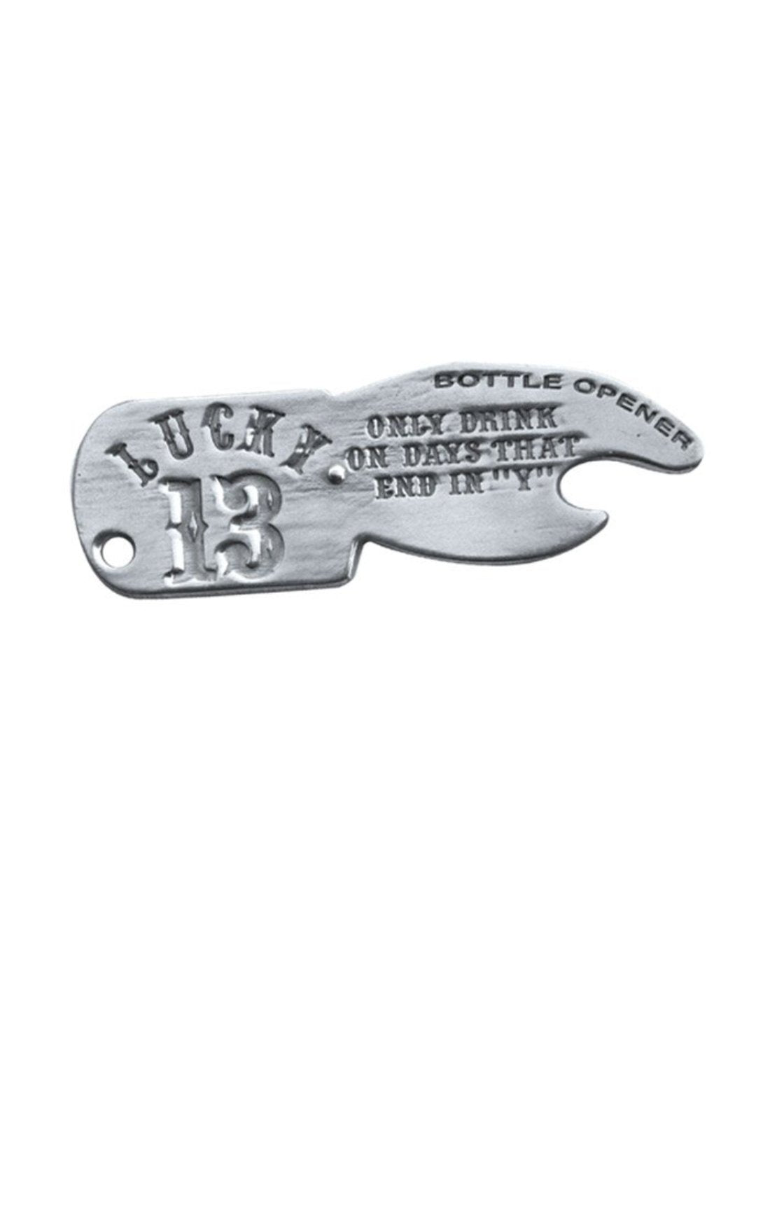 Lucky 13 The SKULL STARS Spinner Bottle Opener Keychain By Lucky 13 ZINC – Lucky13apparel