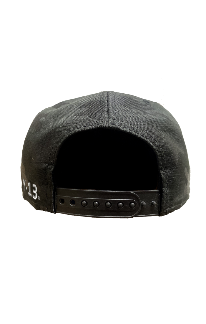 Lucky 13 The “Speed Reaper” Camo Snapback Trucker Cap By Lucky 13 Black Camouflage – Lucky13apparel