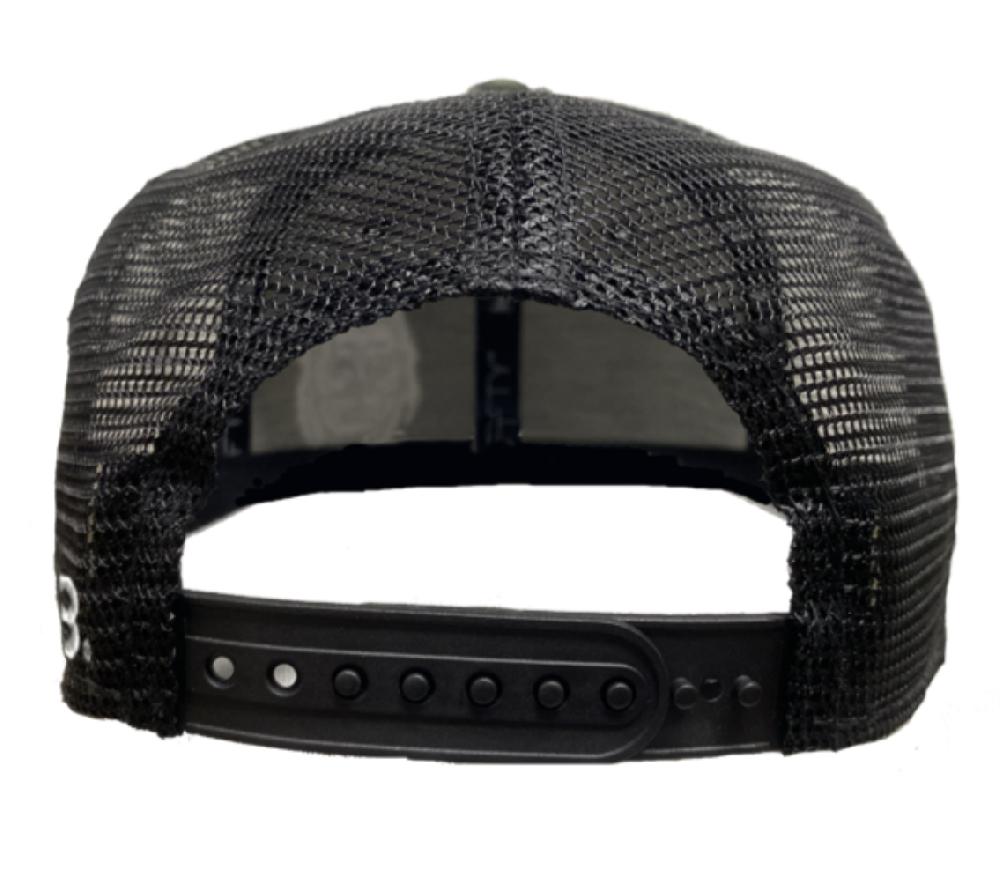 Lucky 13 The “Speed Reaper” Camo Snapback Trucker Cap By Lucky 13 Camouflage/Black – Lucky13apparel