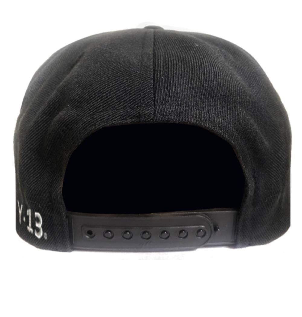 Lucky 13 The “Speed Reaper” Snapback Hat By Lucky 13 Blk/ Wht – Lucky13apparel