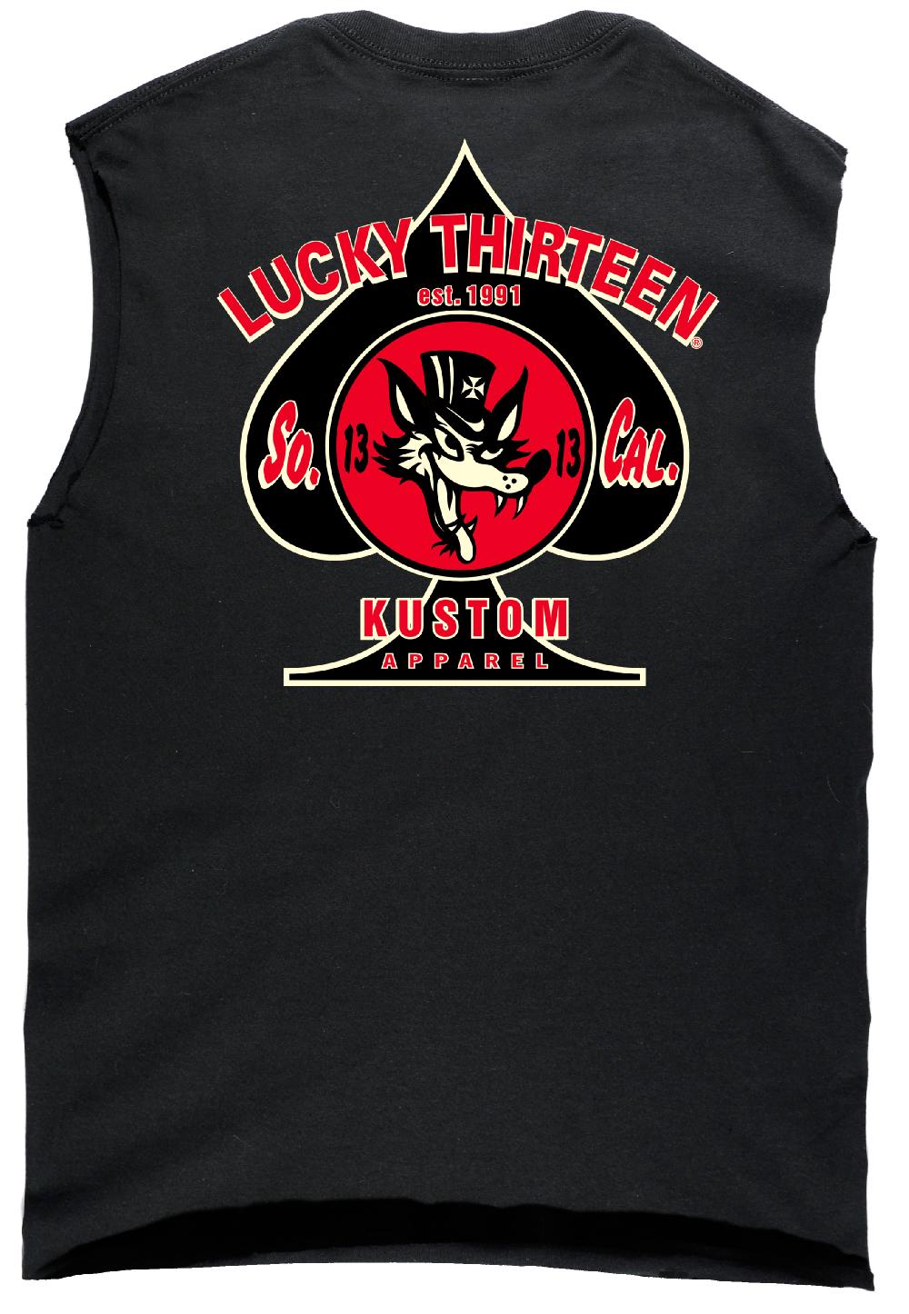 lucky 13 The WOLFY custom women’s muscle tee Black – Lucky13apparel lucky 13 The WOLFY custom women’s muscle tee Black – Lucky13apparel