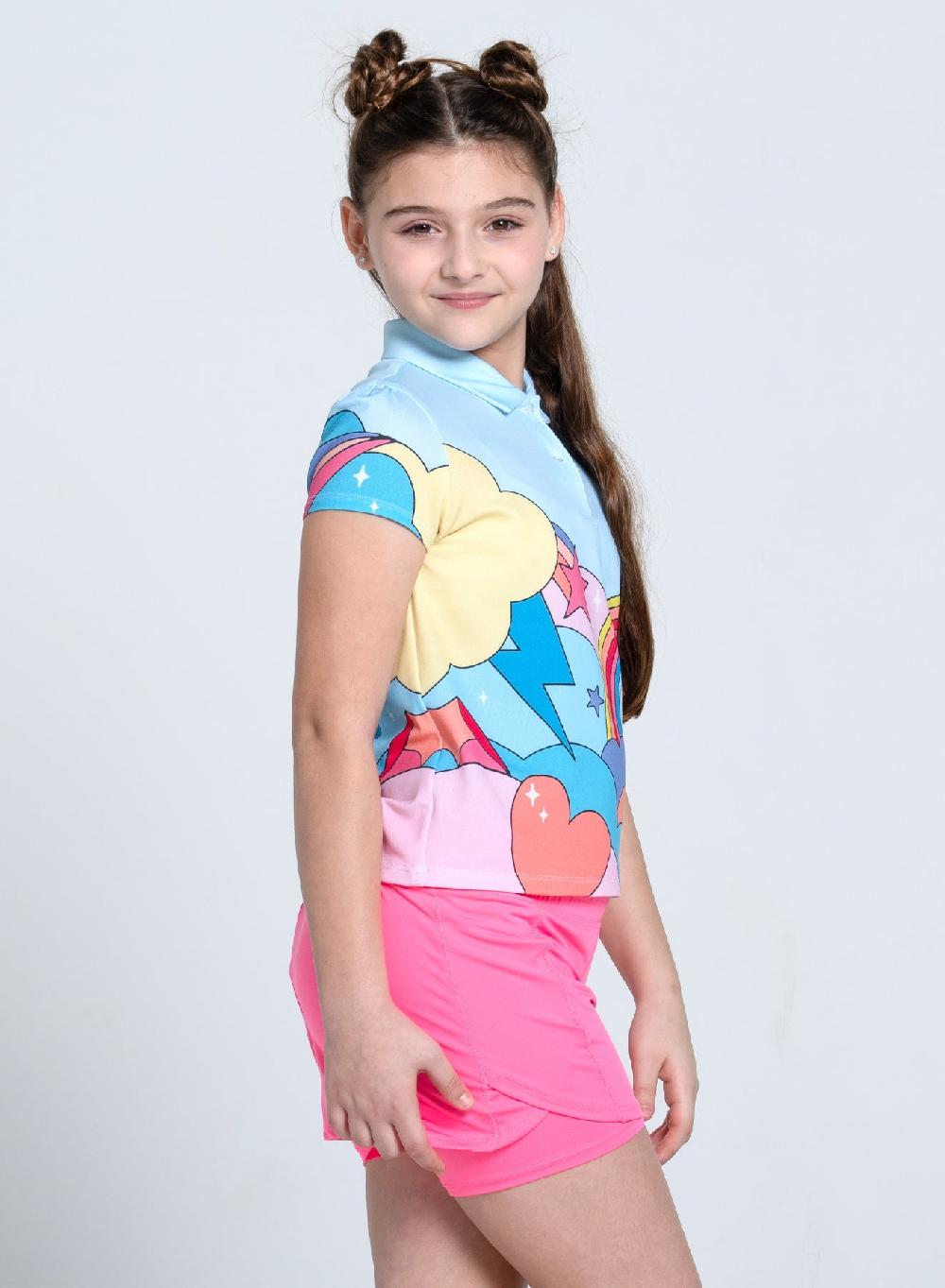 Lucky In Love Beyond The Clouds Polo Short Sleeve