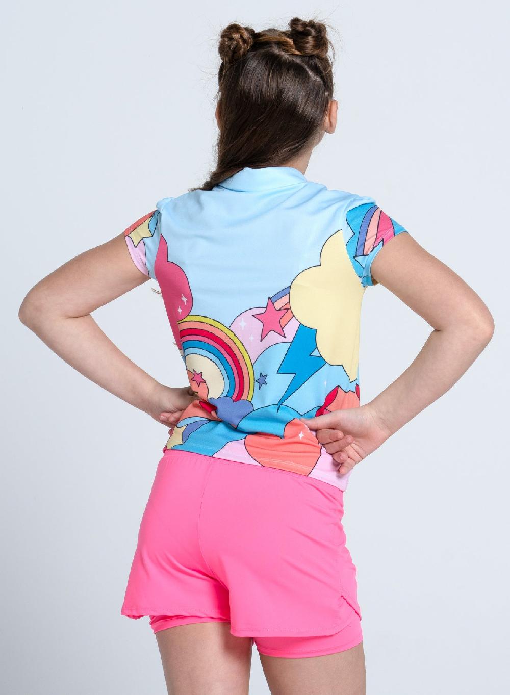 Lucky In Love Beyond The Clouds Polo Short Sleeve