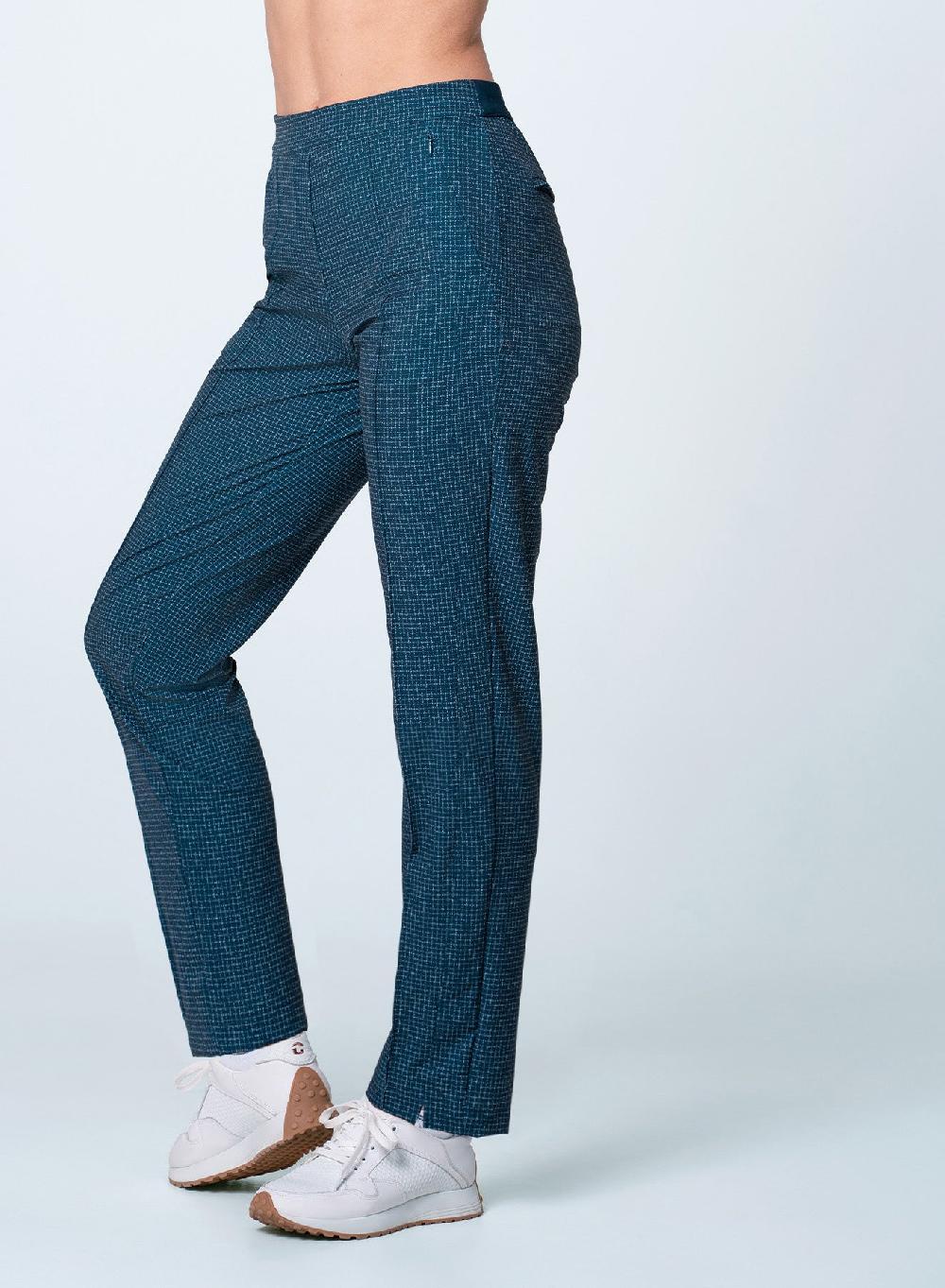 Lucky In Love Boucle Grid Pull On Pant