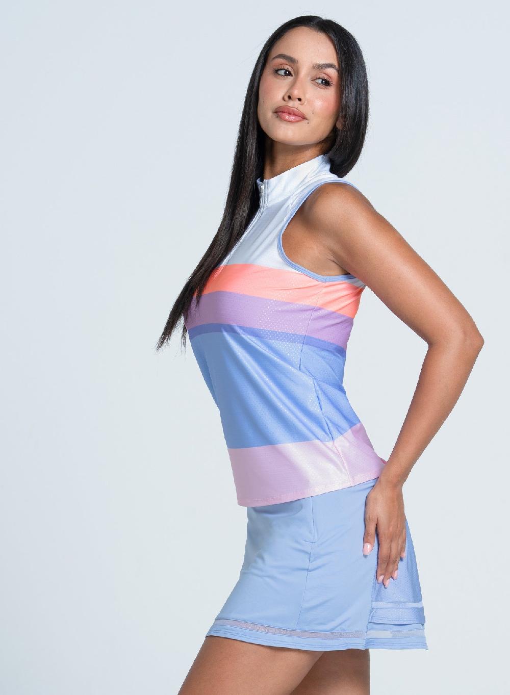 Lucky In Love Breezy Love Zip Tank