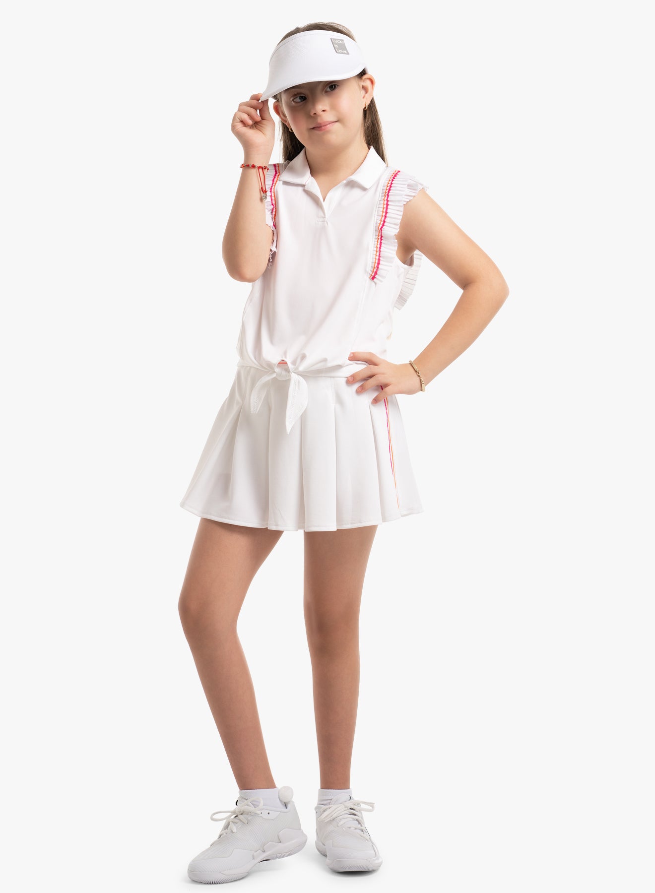 Lucky In Love Classic Stripes Tie Polo