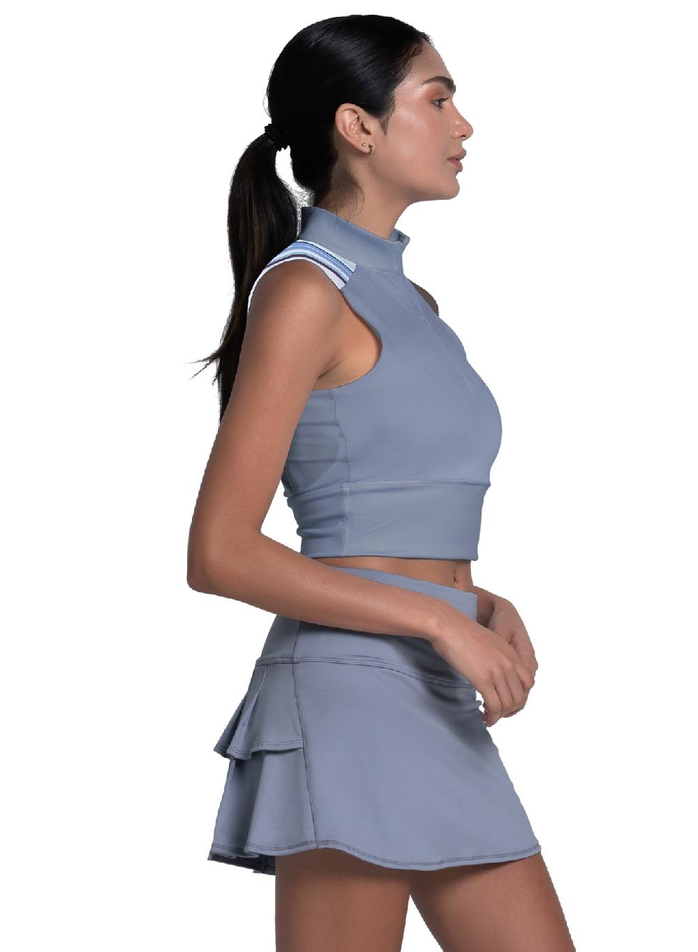 Lucky In Love Edge Cut Crop Tank