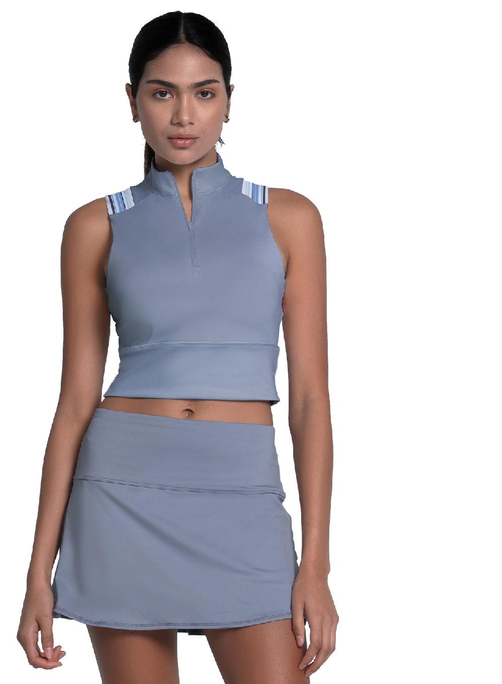 lucky in love Edge Cut Crop Tank