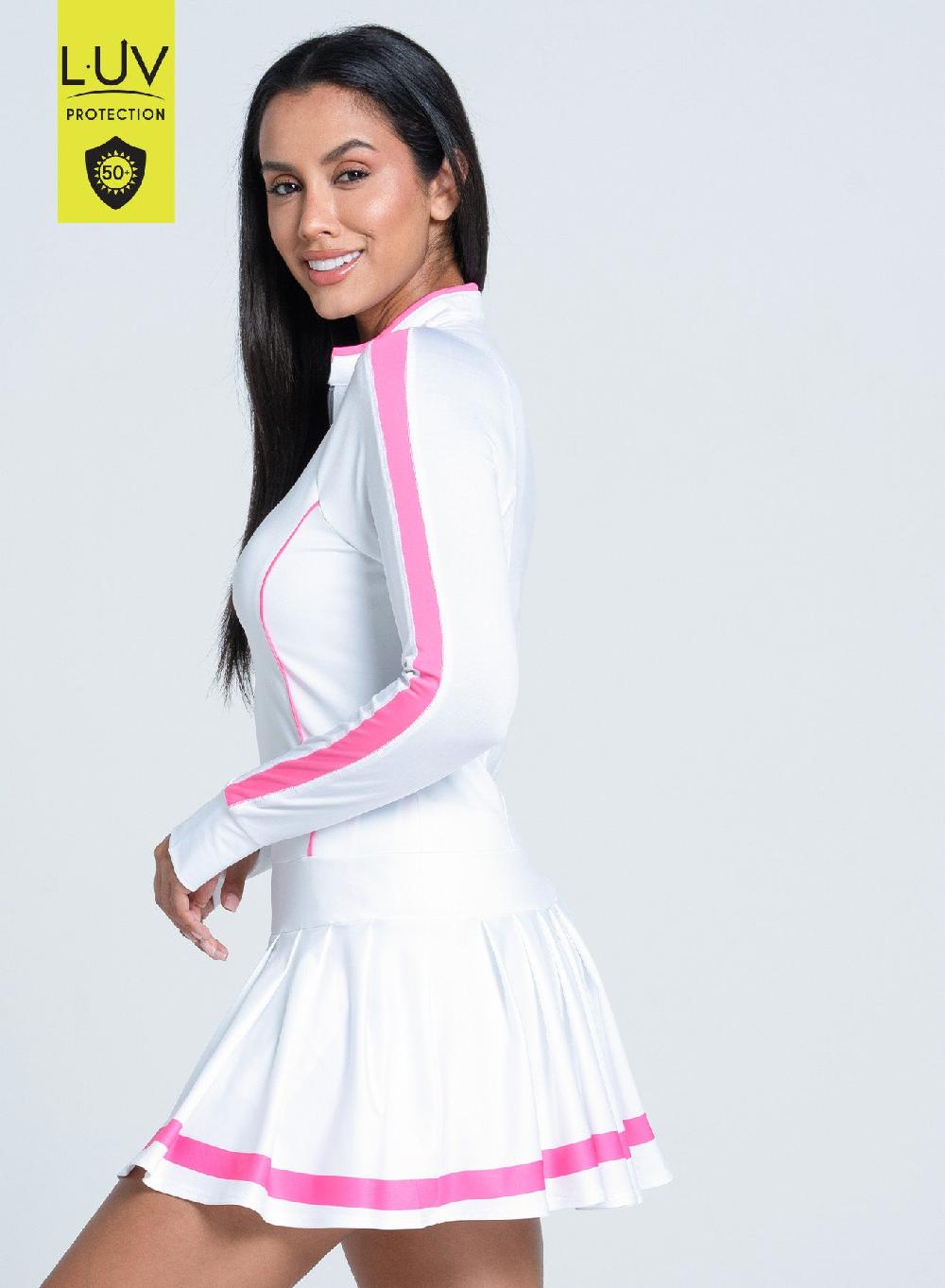 Lucky In Love Fast Motion Long Sleeve Dress