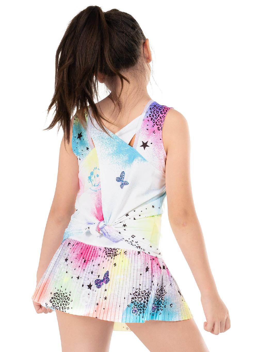 Lucky In Love Graffiti Squad Tie Back Tank