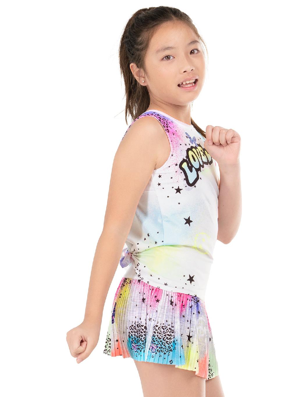 Lucky In Love Graffiti Squad Tie Back Tank