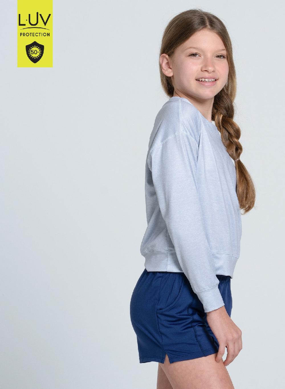 Lucky In Love Heather Hype Long Sleeve