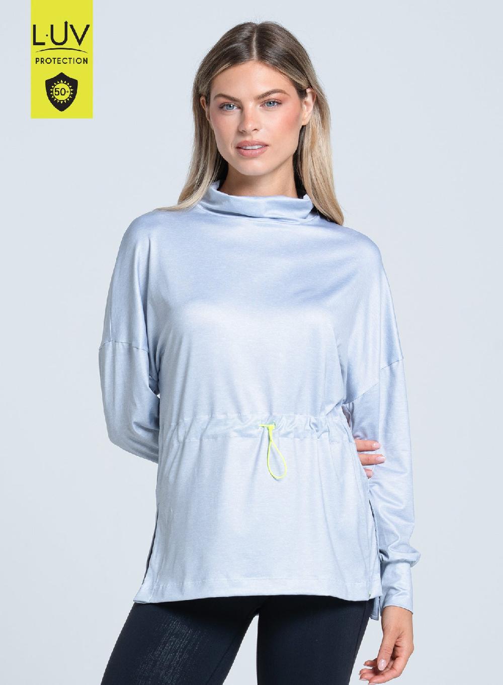Lucky In Love Heather Layer Up Tunic