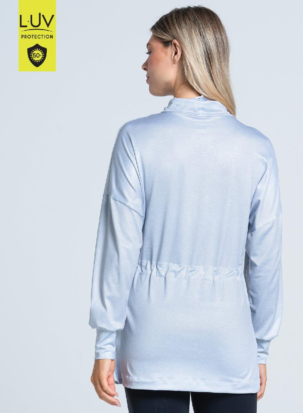 Lucky In Love Heather Layer Up Tunic