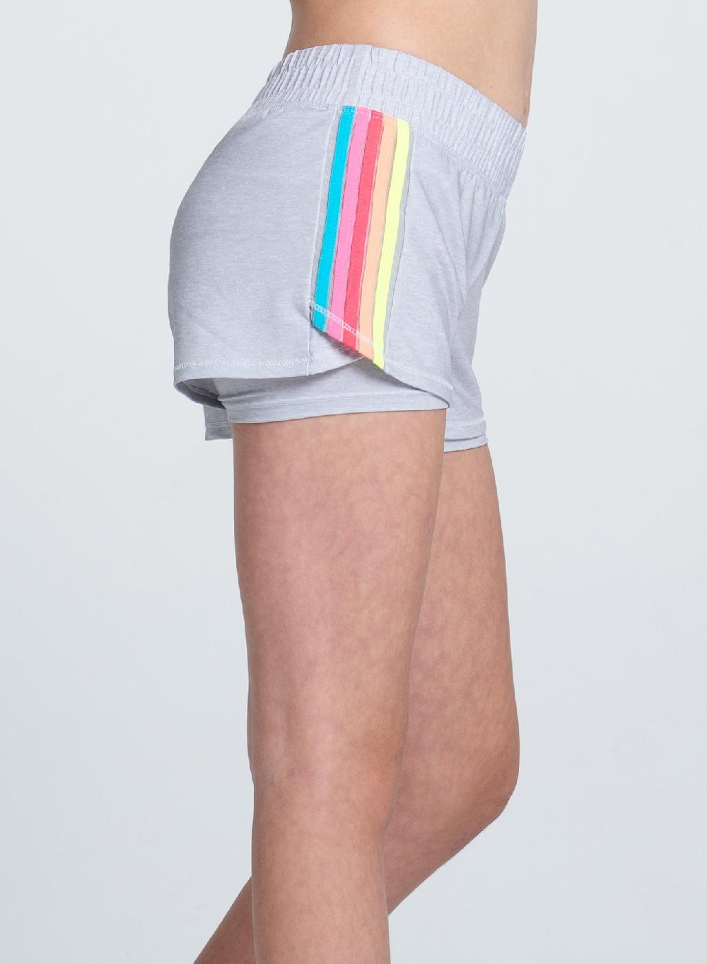 Lucky In Love Heather Prisma Stripe Short-Girls