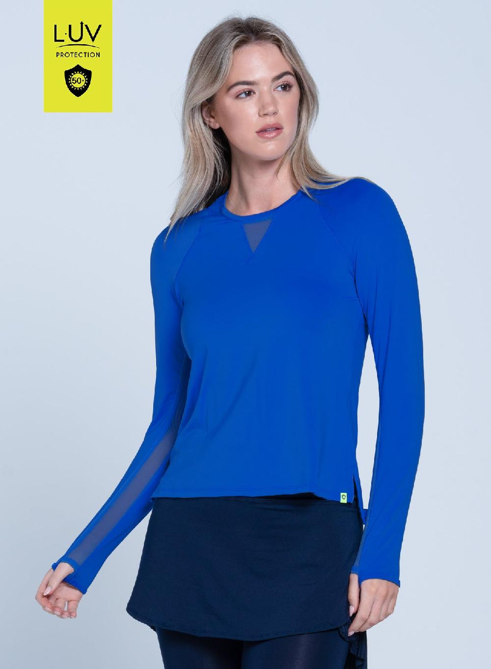 lucky in love High Low Breezy Long Sleeve