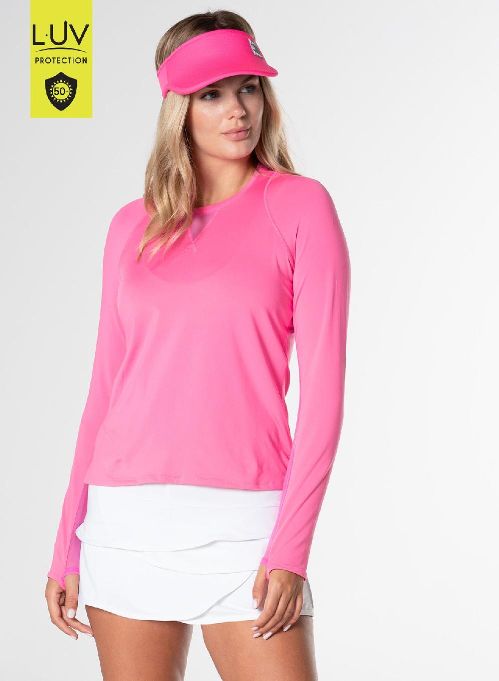 lucky in love High Low Breezy Long Sleeve