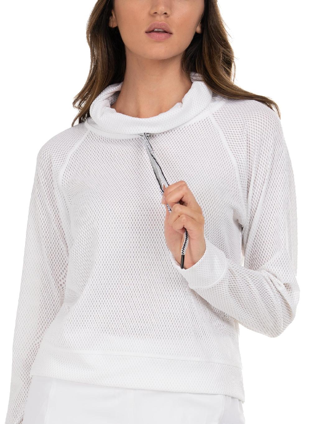 Lucky In Love High Neck Pullover Long Sleeve