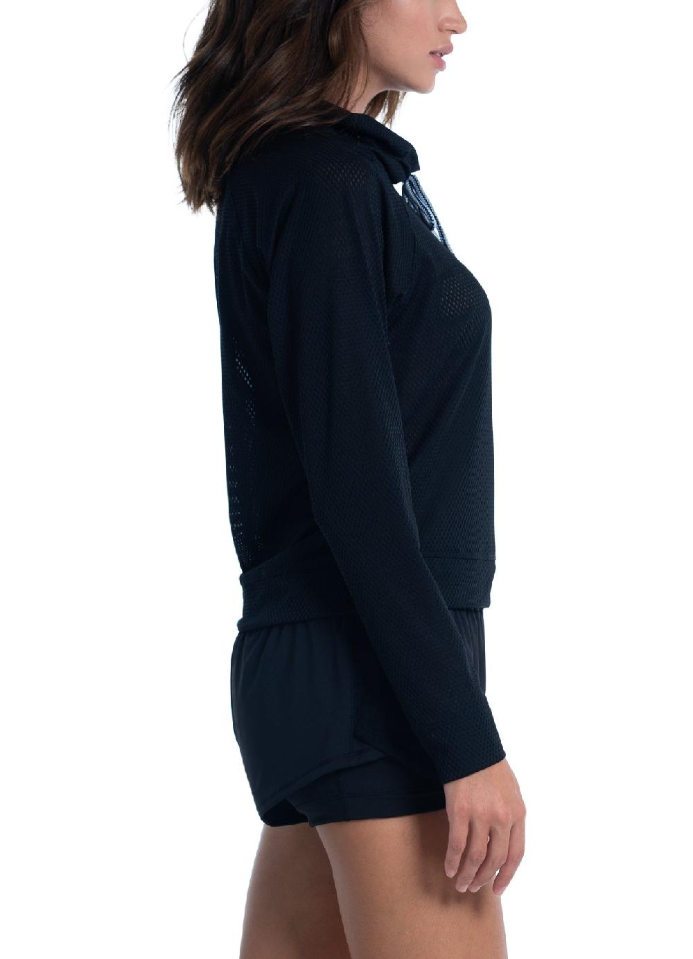 Lucky In Love High Neck Pullover Long Sleeve