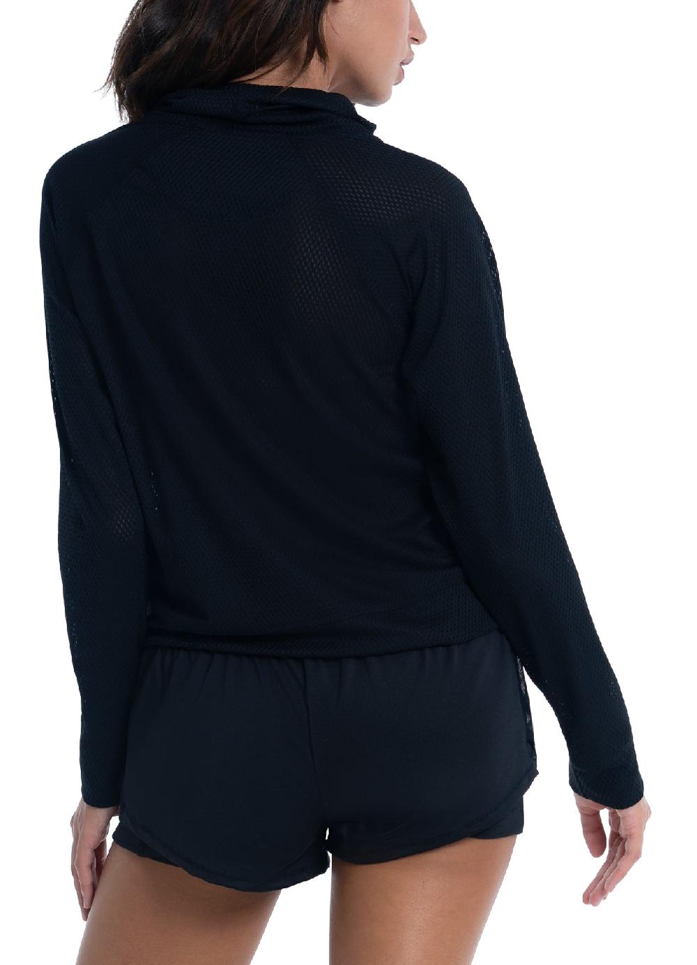 Lucky In Love High Neck Pullover Long Sleeve